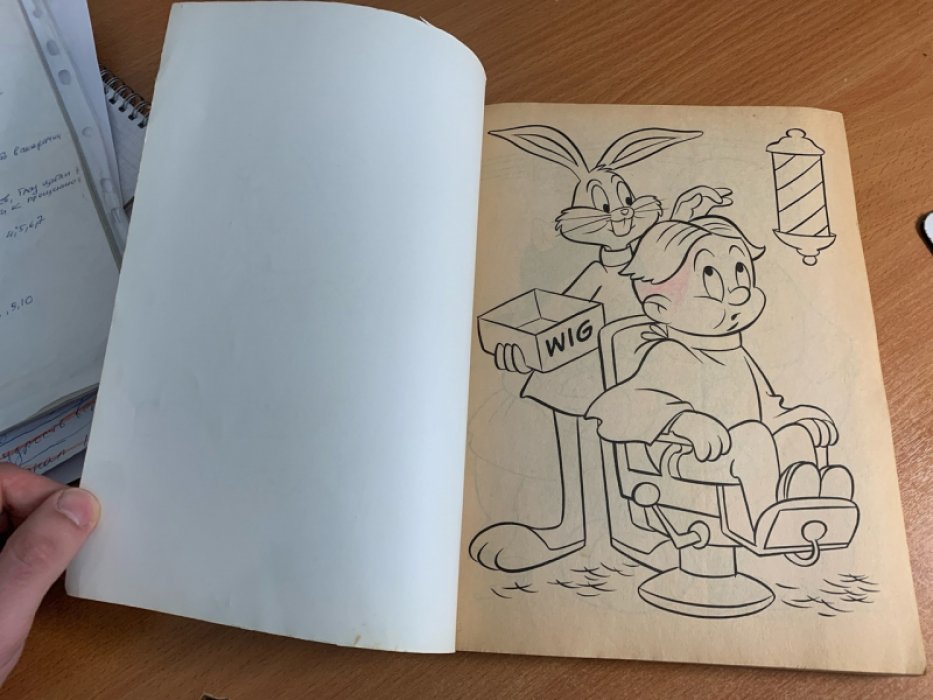 Looney Tunes / Веселые мелодии. Раскраска (Merrigold Press, 1989) — мягкая обложка, увеличенный формат