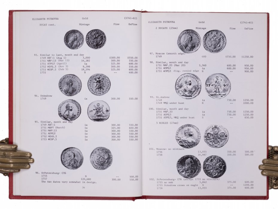 Путеводитель по русским монетам: каталог выпусков 1725–1970 (550 монет)