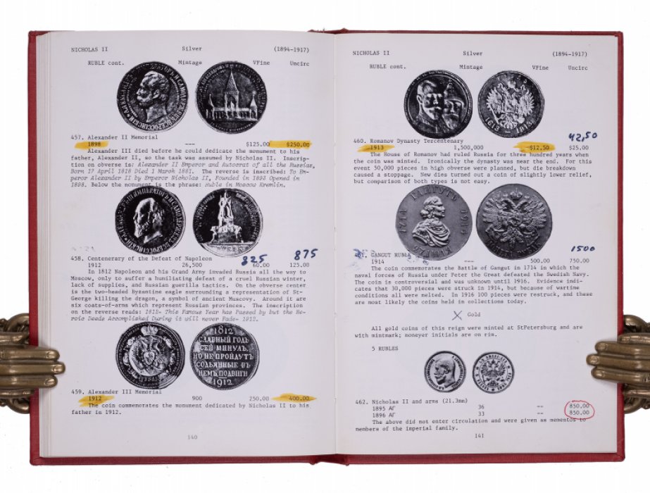 Путеводитель по русским монетам: каталог выпусков 1725–1970 (550 монет)