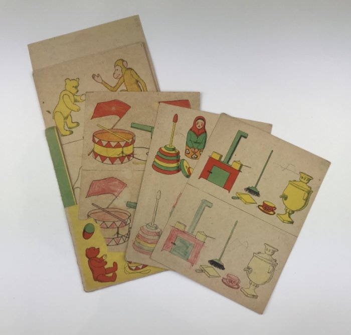 Мои игрушки. Картинки для раскрашивания (советские игрушки 1920-х)