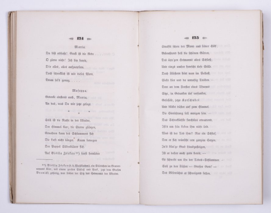 Пушкин. Gedichte / Стихотворения. Немецкий перевод Э. фон Ольберга. Berlin, 1840