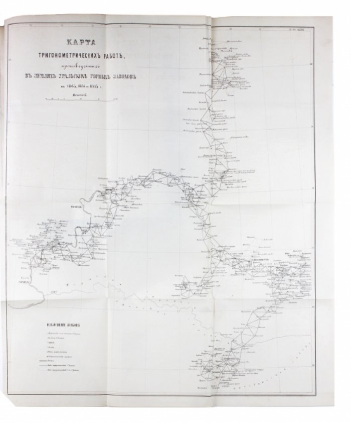 Каталог тригонометрических и астрономических пунктов (1860–1865) и Отчет Военно-топографического отдела Главного штаба (1866)
