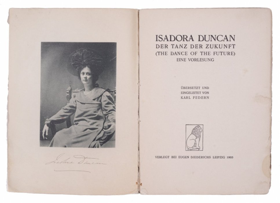 «Танец будущего»: лекция-маніфест Дункан (Der Tanz der Zukunft), 1903