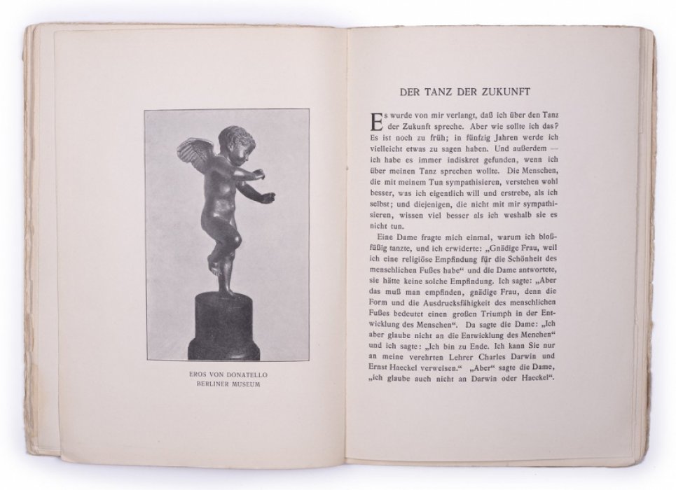«Танец будущего»: лекция-маніфест Дункан (Der Tanz der Zukunft), 1903
