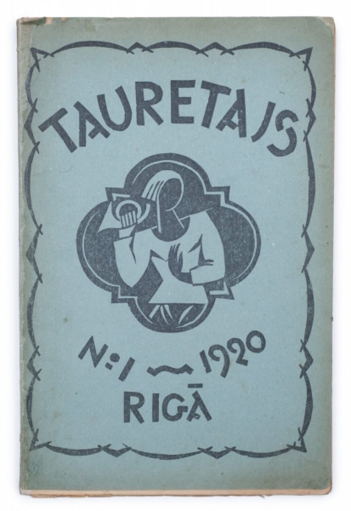 Tauretajs ("Горн") №1 за 1920 год — иллюстрированный латышский журнал, Рига, работы Фердинанда Ходлера