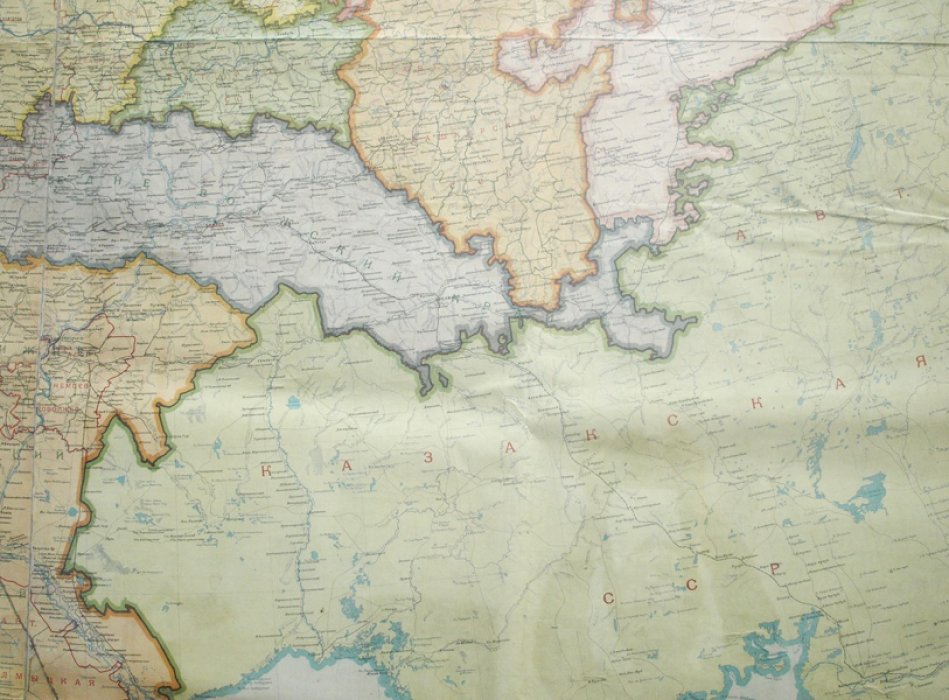Административная карта европейской части СССР (масштаб 1:2 000 000), издание «Гипрогора», 1931 г.