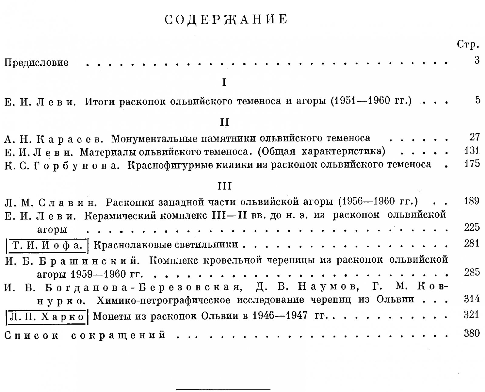 Ольвия: теменос и агора. Итоги археологических раскопок и анализ древних материалов