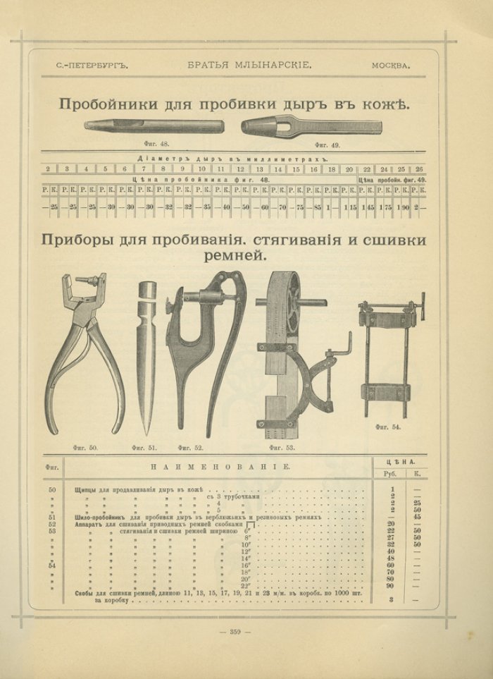 Братья Млынарские: склады паро-водо-газопроводных и фабрично-технических принадлежностей (иллюстрированный каталог)