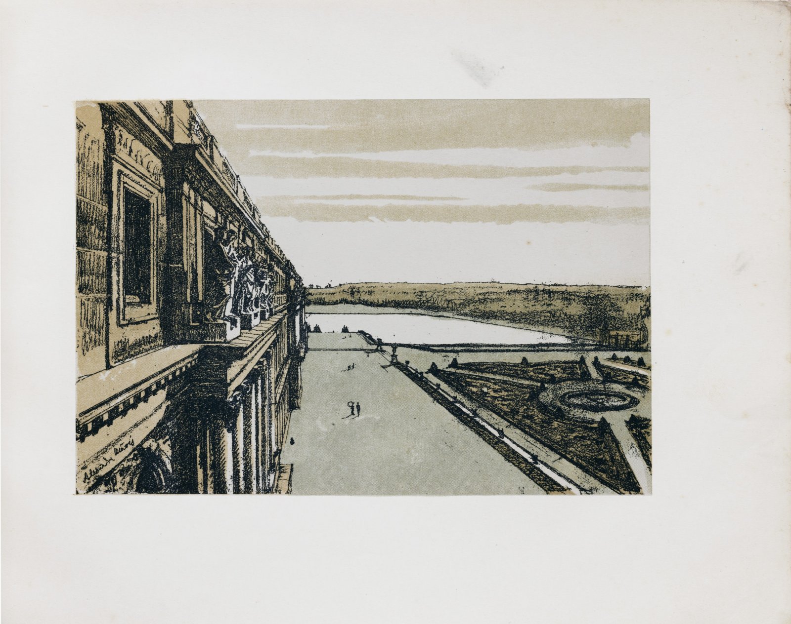 Бенуа А. Версаль: альбом акварелей (1922)