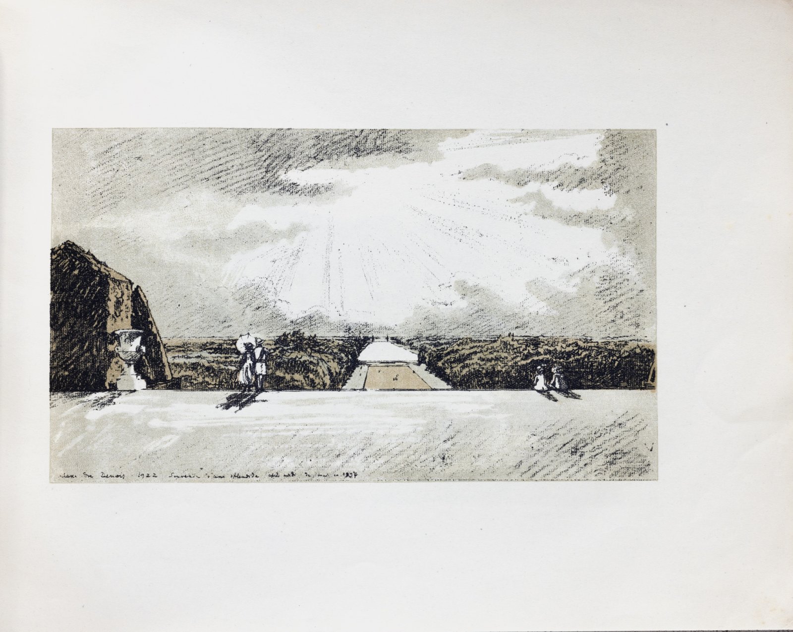 Бенуа А. Версаль: альбом акварелей (1922)