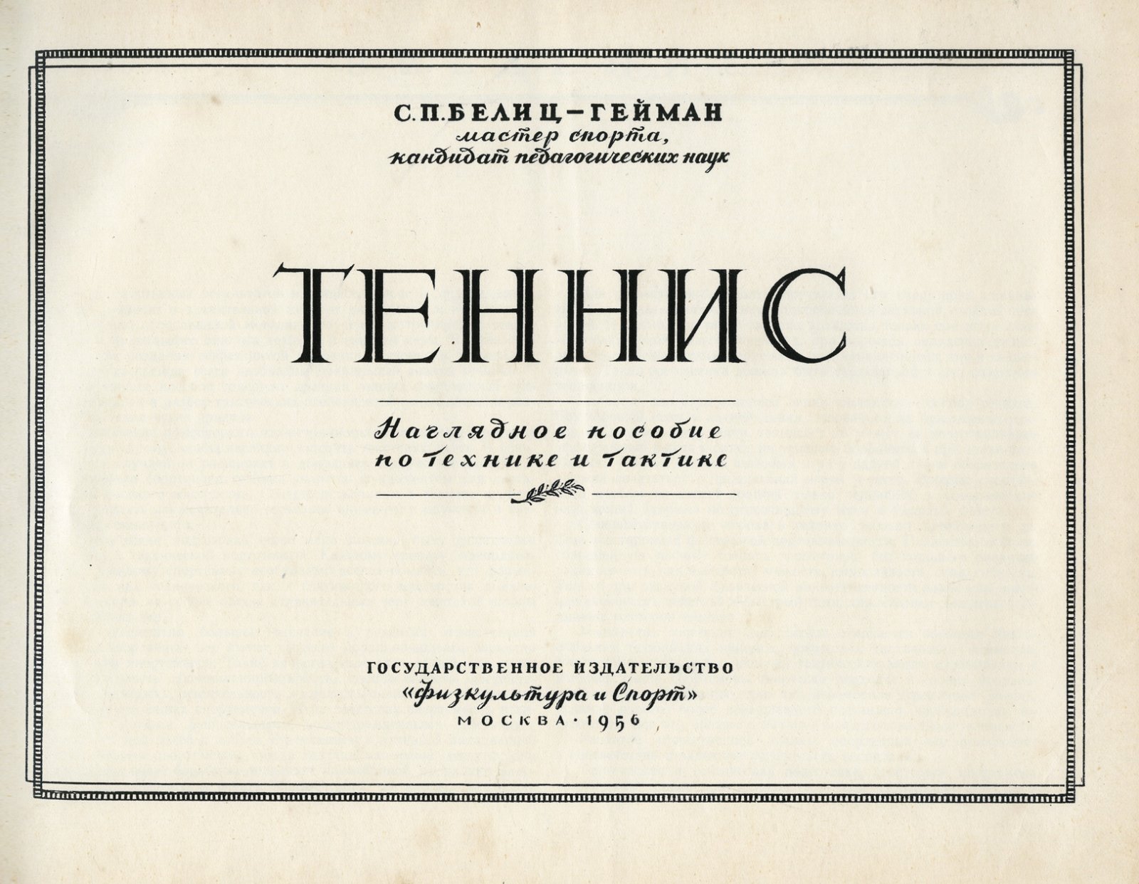 Теннис: техника, тактика и методика игры (наглядное пособие)
