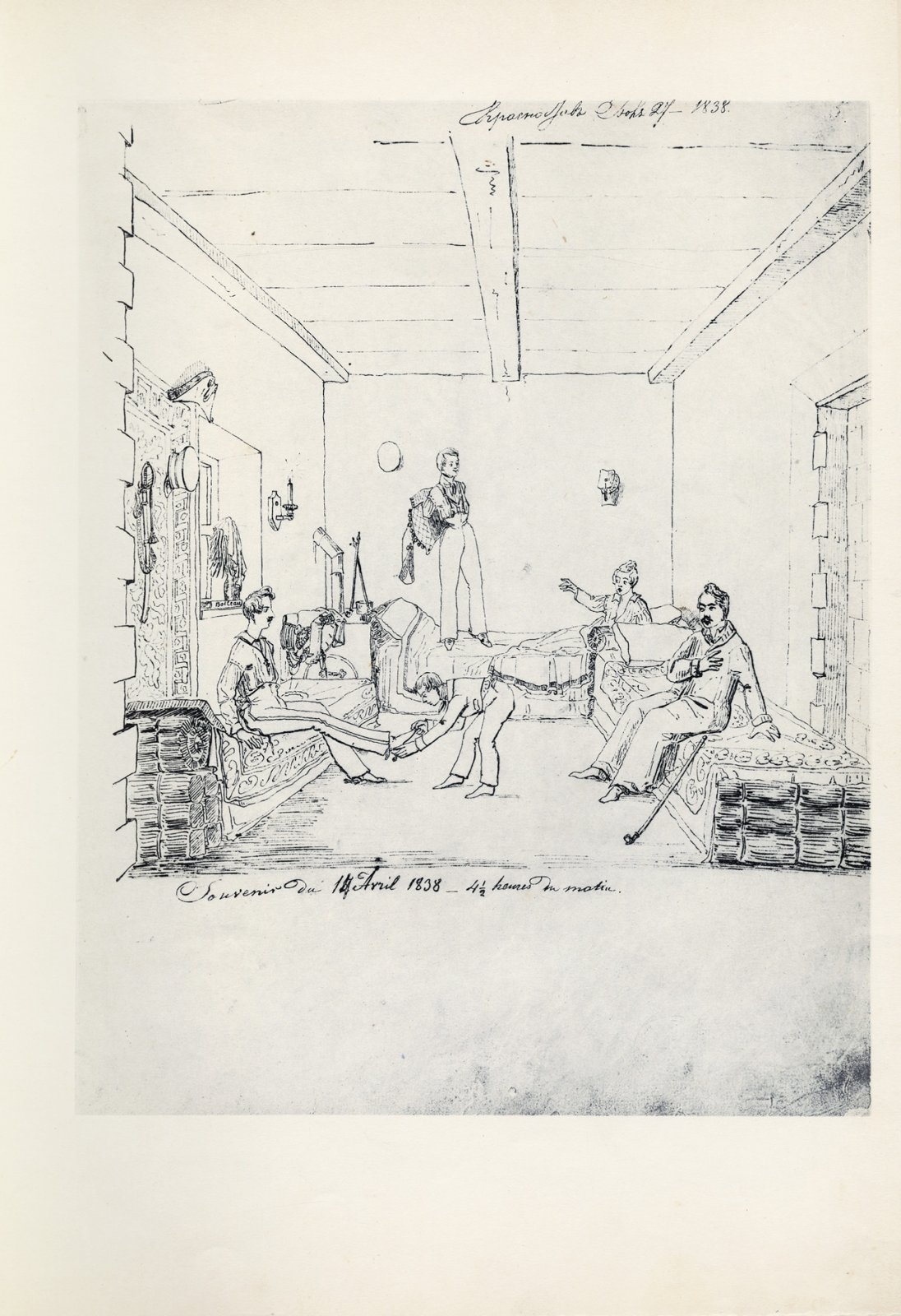 Гоголевское время: оригинальные рисунки графа Я.П. де-Бальмена (1838–1839)