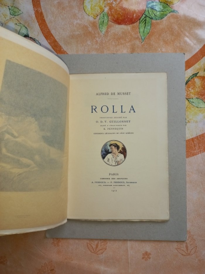 Альфред де Мюссе. «Ролла» (редкое издание на французском языке)