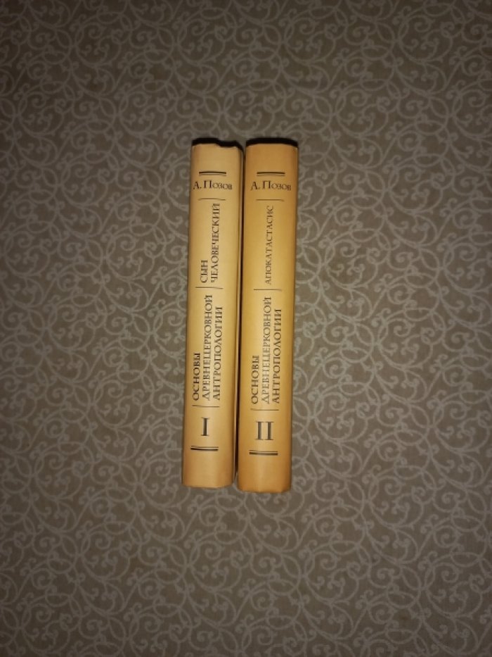 Авраам Позов. Основы древнецерковной антропологии. В 2 томах. Том 1: «Сын человеческий». Том 2: «Апокатастасис»