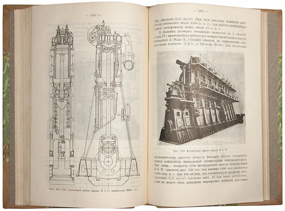 Двигатели дизель повышенной мощности (1927). Книга М. Зейлигера