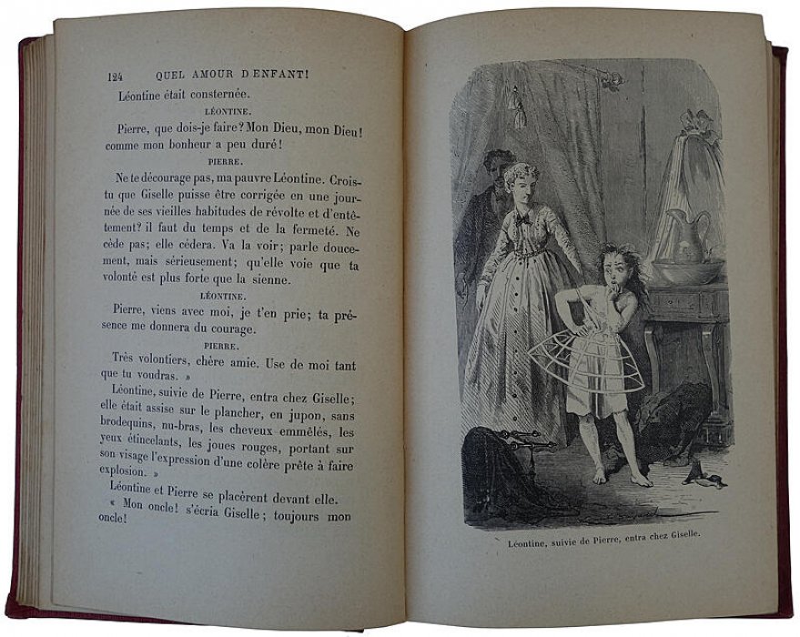 Quel amour d'enfant — антикварное издание 1905 года, французский язык (Hachette, Paris; 392 стр.)
