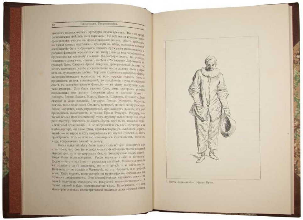 Искусство Рококо — антикварная книга 1914 года (Д-р В. Гаузенштейн)