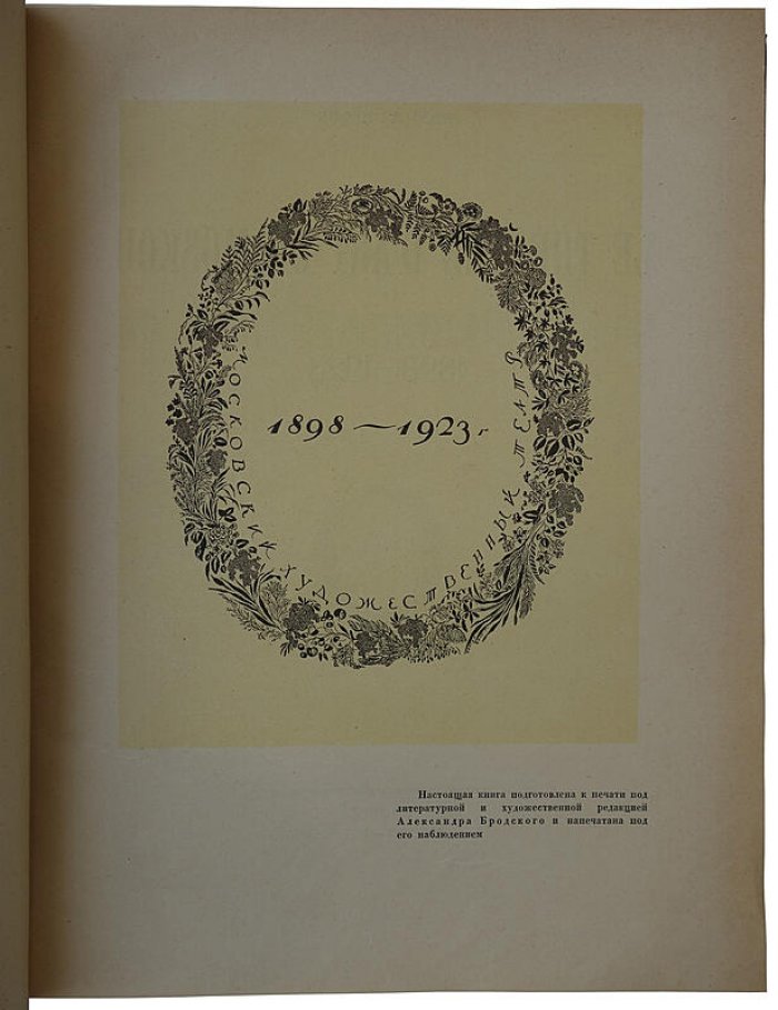 Московский художественный театр: 1898–1923. Антикварное издание 1924 года