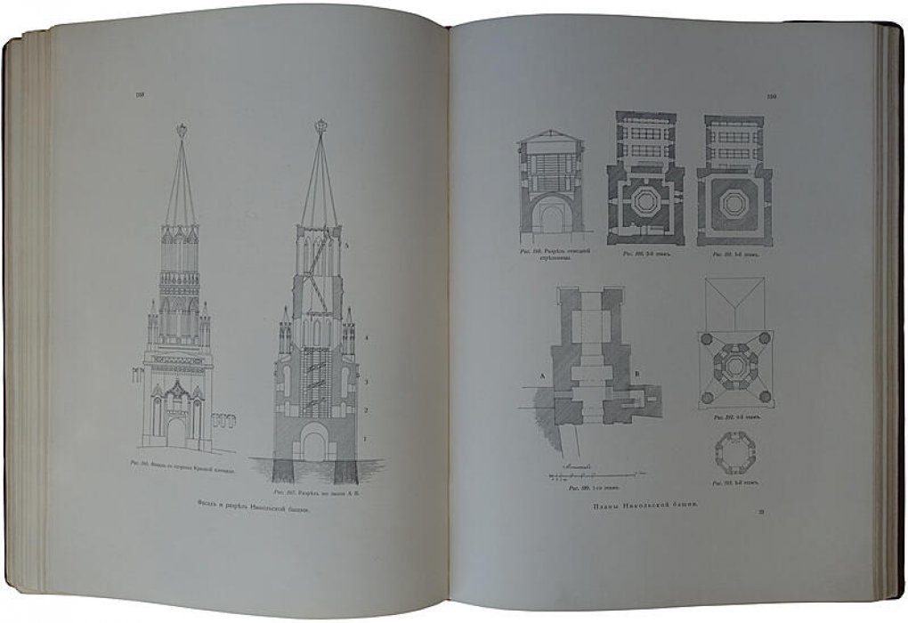 Московский Кремль в старину и теперь. Антикварное издание в 2 томах (1912–1916)