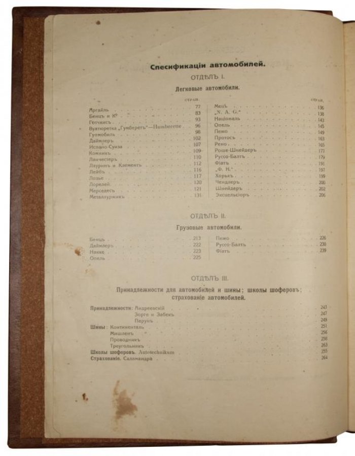 Справочник для автомобилистов «Какой мне купить автомобиль?» (издание 1914 г.)