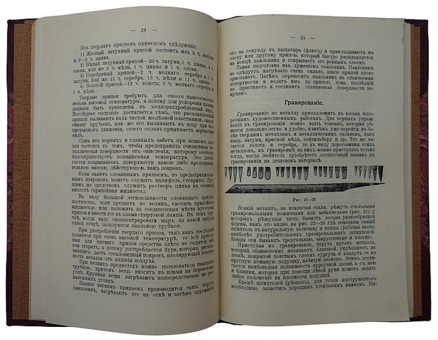 Ив Мюнцер. «Гравирование и художественная отделка металлов». Антикварная книга, 1915 год