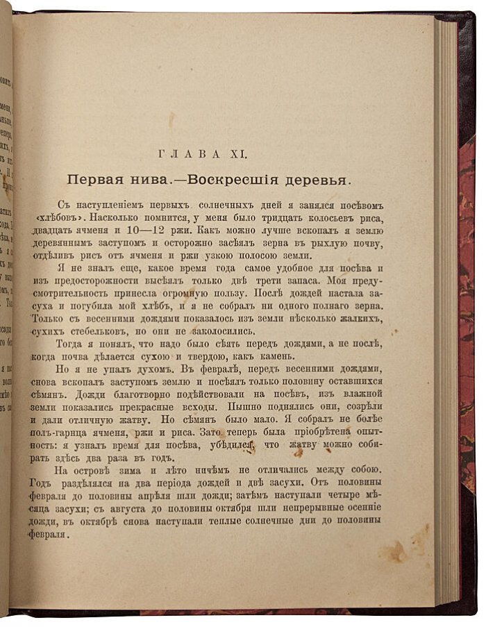 Робинзон Крузо. Удивительные приключения, рассказанные им самим. Антикварное издание 1908 года (Москва)