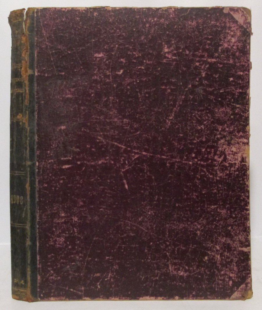 Охотничий вестник. 1908 год. № 1–20 (в 1-м переплёте)