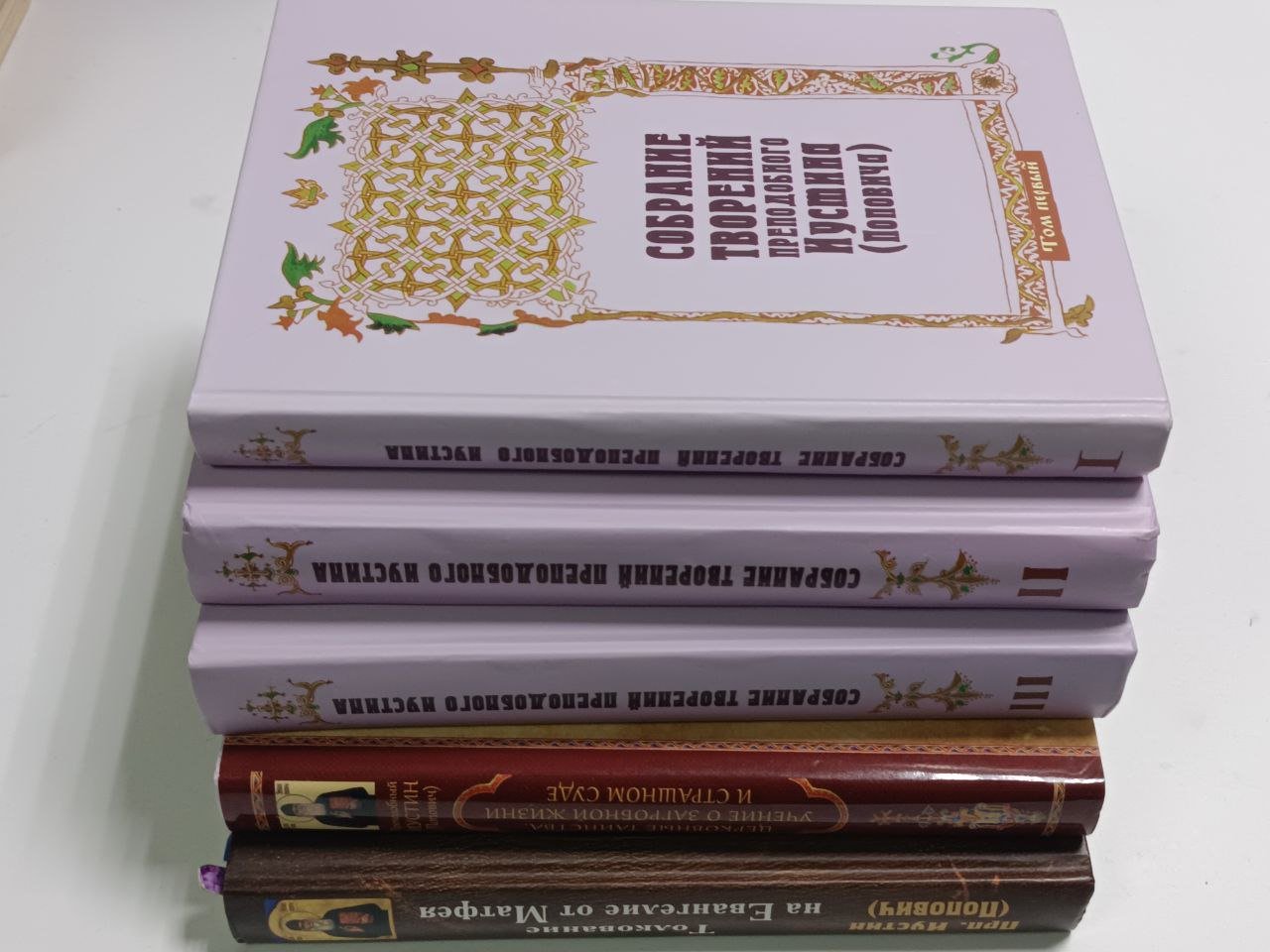 Собрание творений преподобного Иустина (Поповича). Том 1–5