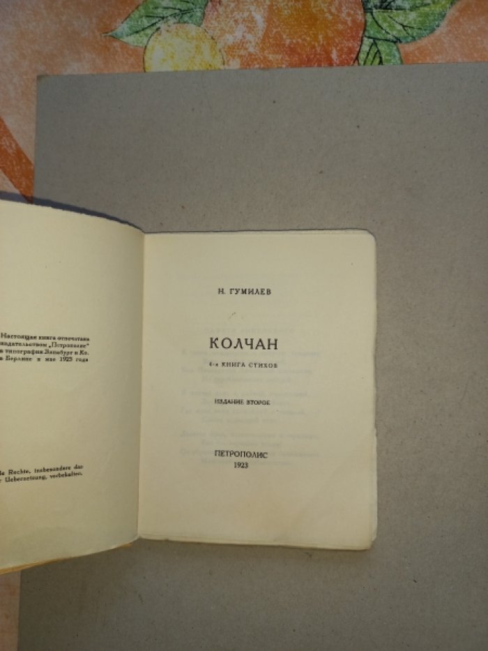 Николай Гумилёв. Колчан: четвертая книга стихов