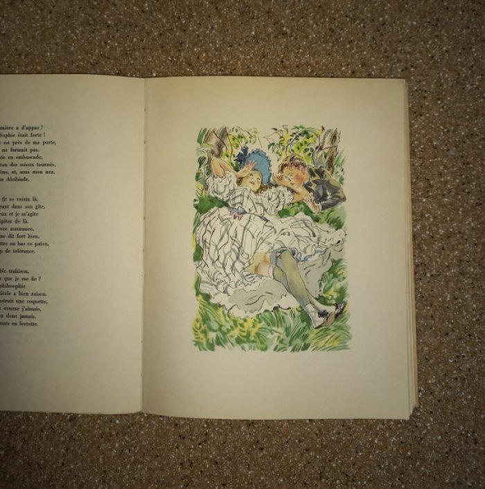 Пьер-Жан Беранже. Галантные песни (издание с акварелями Рожанка, 1937)