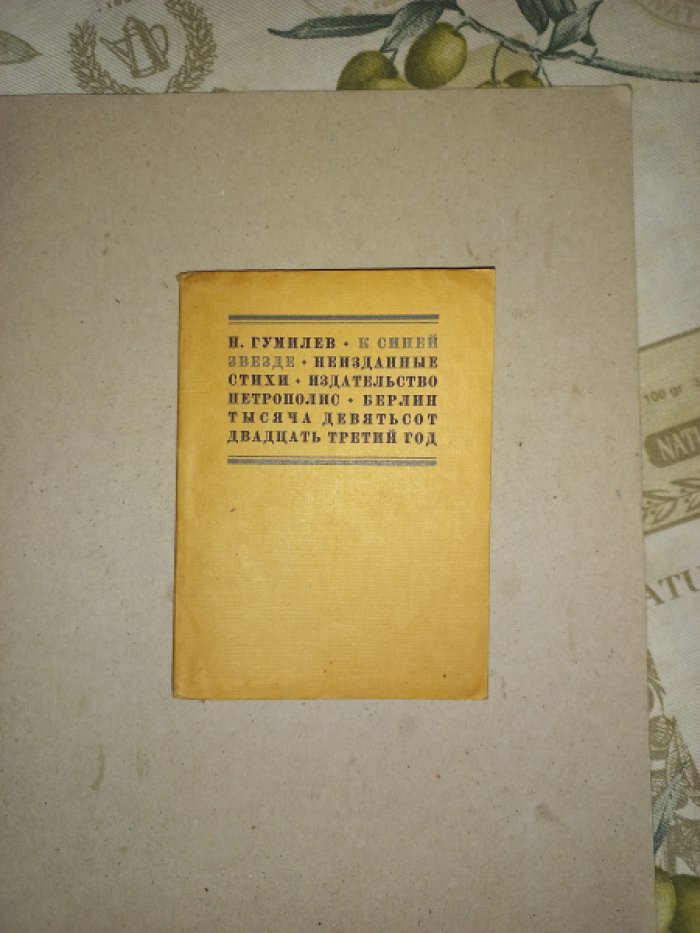 Николай Гумилёв. К синей звезде. Неизданные стихи (1918) — редкий посмертный сборник